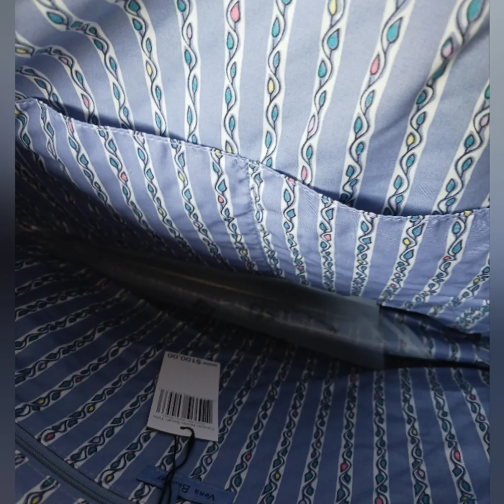 Vera Bradley "Makani Paisley" Carson North South Tote NWT - Picture 5 of 11
